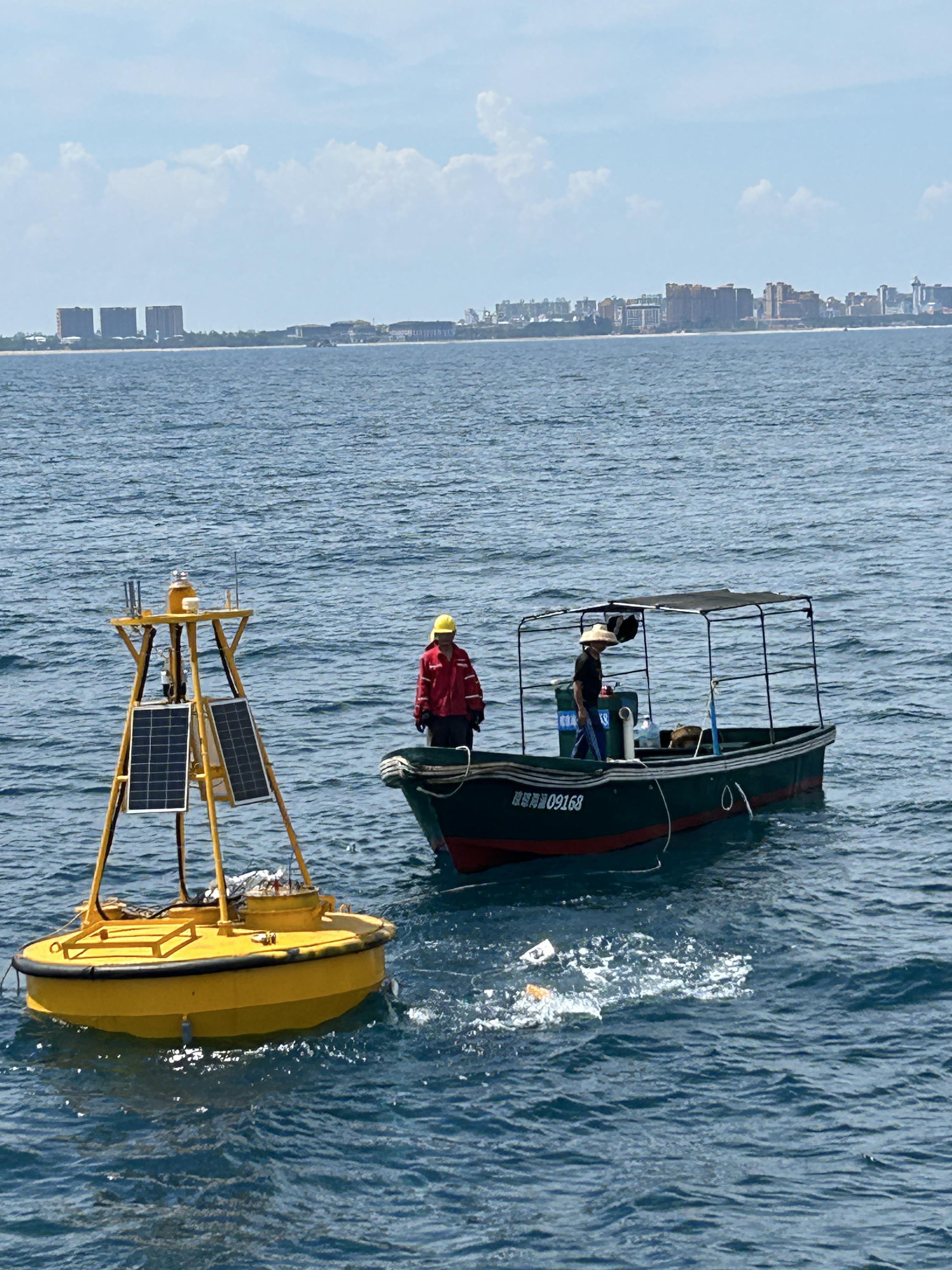 海南海水水質(zhì)監(jiān)測浮標(biāo)監(jiān)測案例