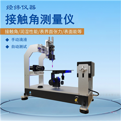 视频光学接触角测量仪 水铝箔亲水角测试仪