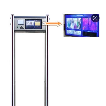 FJ-JS160-M门式测温人脸安检门(医院，工地，车站)