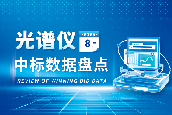 市场数据丨8月光谱仪中标金额达1.62亿元 学校采购占比超六成