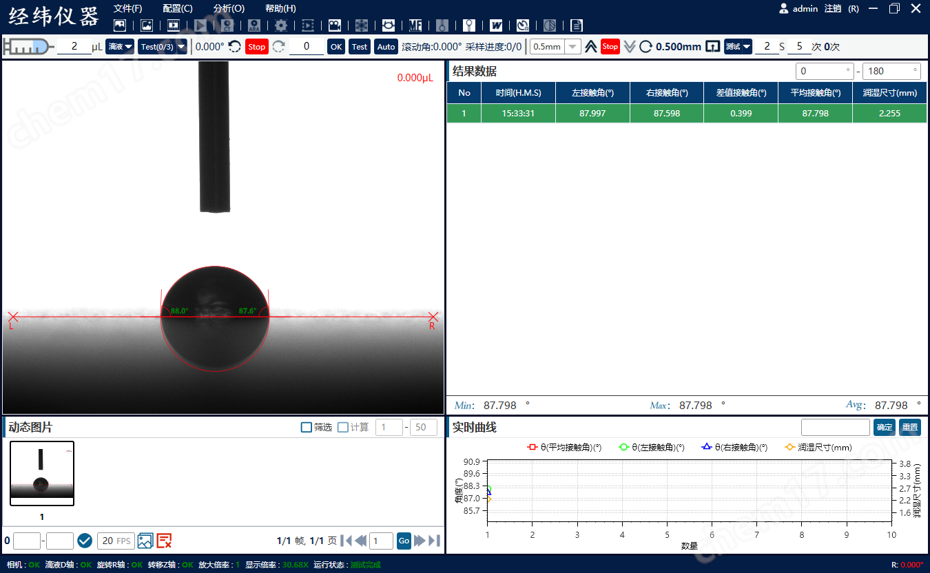大尺寸接觸角測量儀