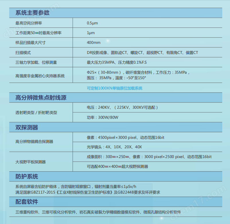芯样CT成像分析系统