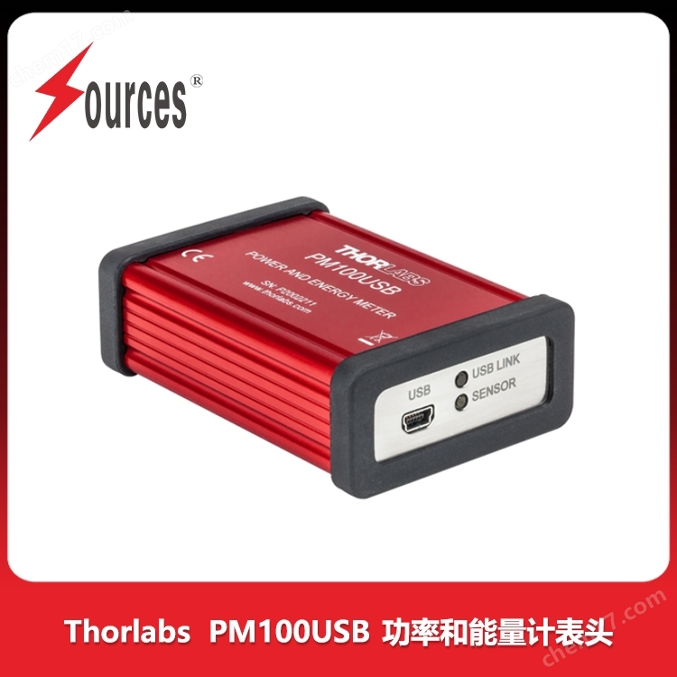Thorlabs PM100USB 功率和能量計表頭