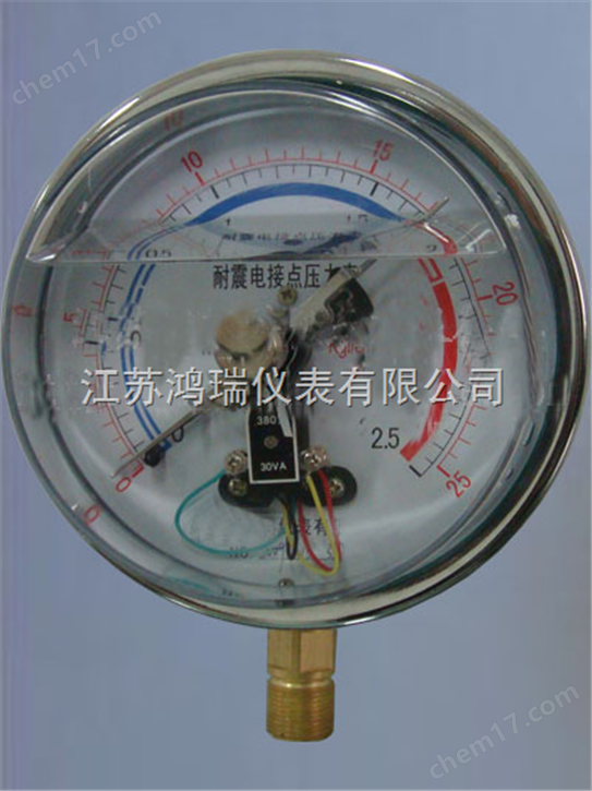 耐震電接點(diǎn)壓力表