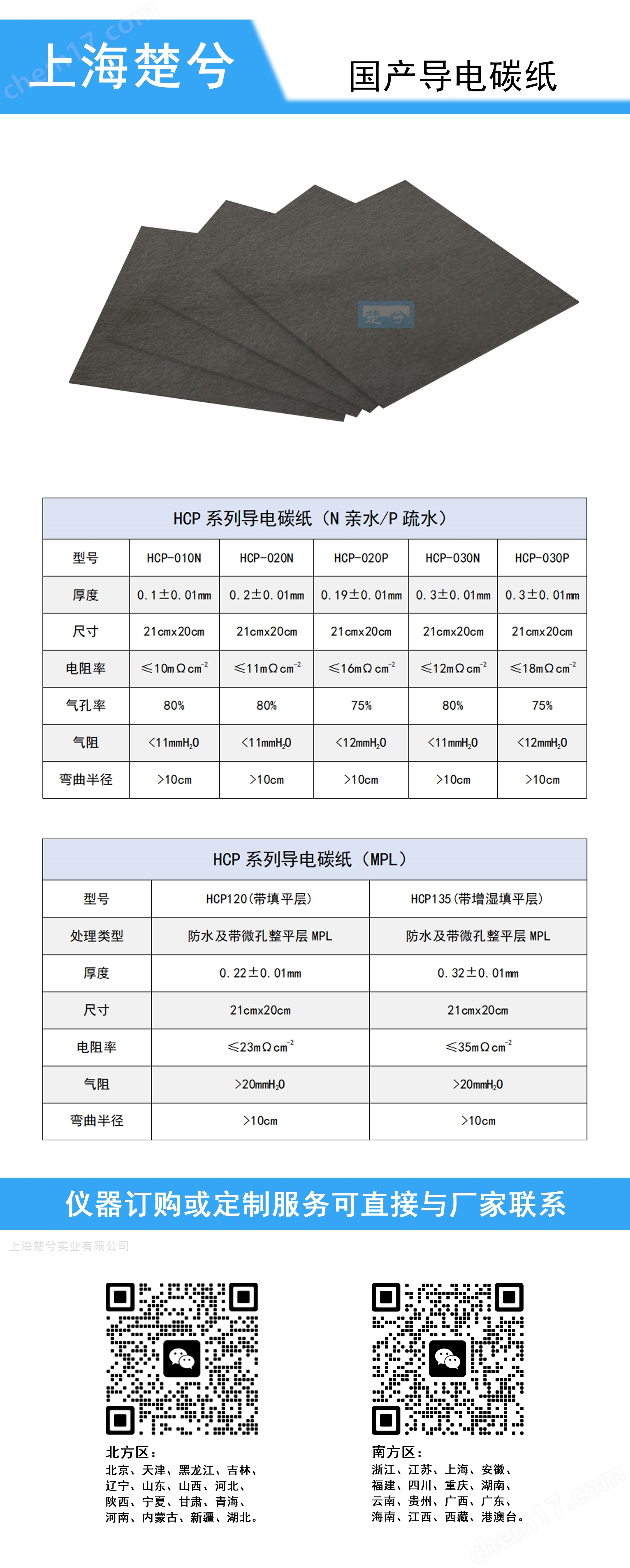 國產導電碳紙 HCP系列