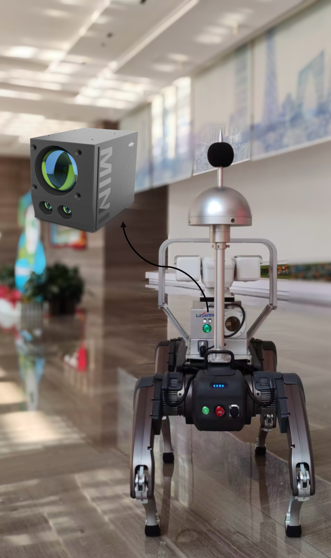 激情全運會,活力大灣區|朗思激光科技賦能全運會機器人巡檢