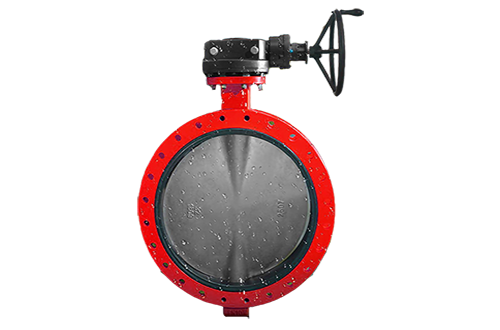 U型法兰衬胶蝶阀