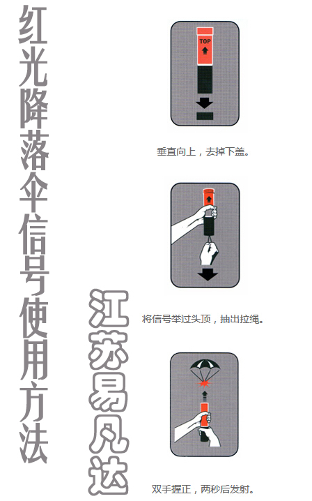 JHR-4船用红光降落伞信号,红色火箭降落伞信号